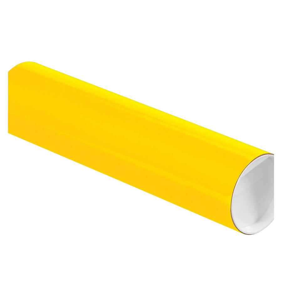 3x12 Yellow Spiral Wound Mailing Tubes 24-Pack P3012Y