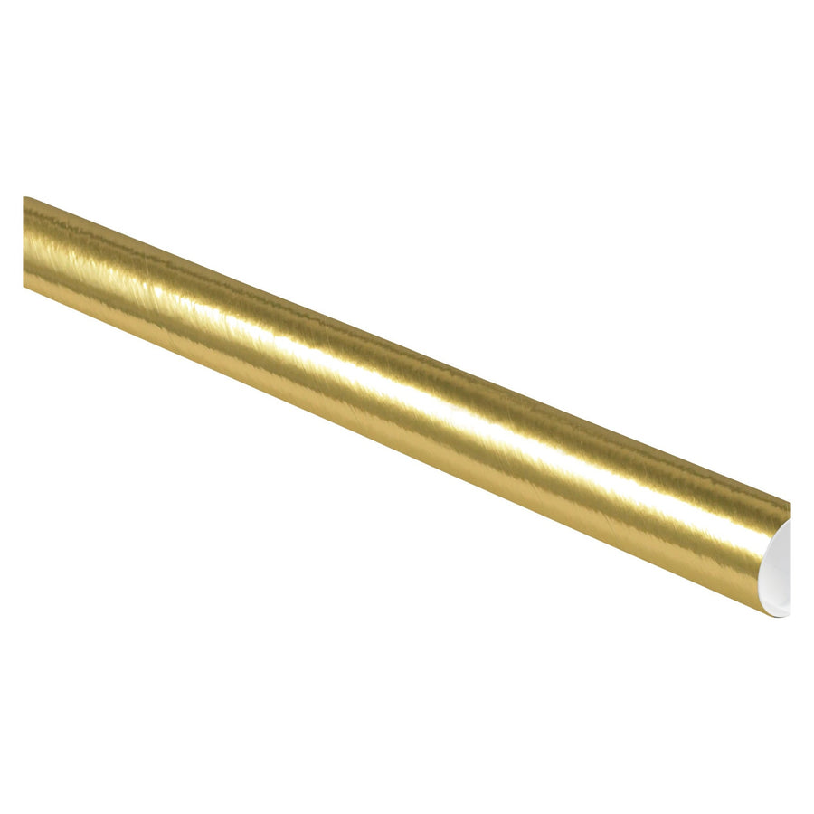 Poster & Print Mailing Tubes | 3 x 36 in Gold Spiral Wound, 24/Case P3036GO