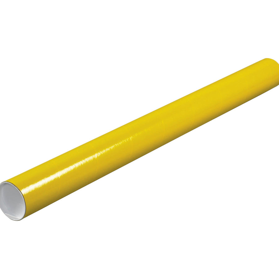 3x36 Yellow Spiral Wound Mailing Tubes 24-Pack P3036Y