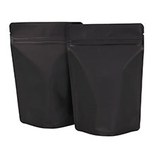 3.12x5.12x2 Black Matte Stand-Up Barrier Pouches 2000/Case