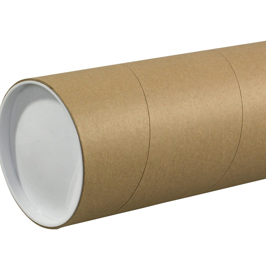 5x26 Kraft Spiral Wound Jumbo Mailing Tubes 15/Case P5026KHD