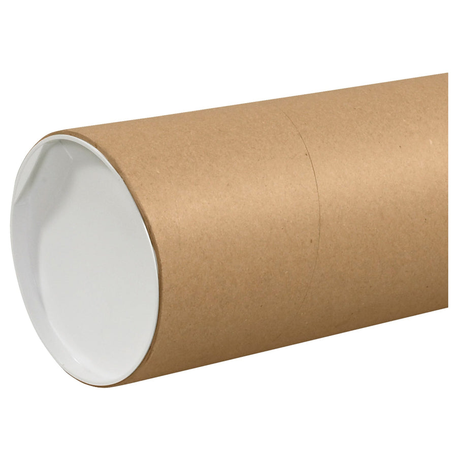 6x30 Kraft Spiral Wound Heavy-Duty Jumbo Mailing Tubes 10/Case P6030KHD