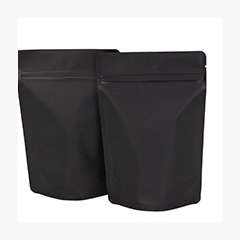 6x11x3 Black Matte Stand-Up Barrier Pouches 1000/Case