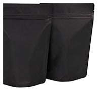 6x9x3 Black Matte Stand-Up Barrier Pouches 1000/Case P6938S