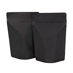 9x13.5x4.75 Black Matte Stand-Up Barrier Pouches 500/Case P91354S