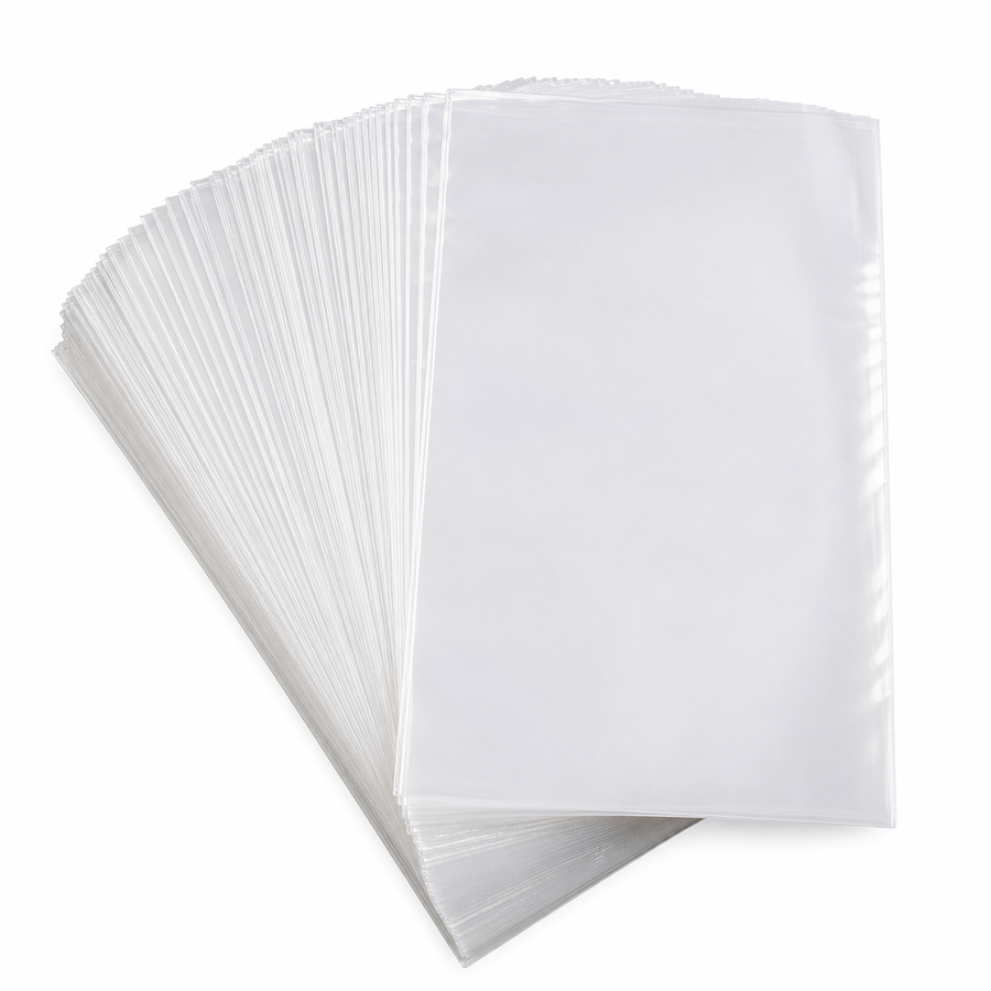 6" x 10" 4 Mil Clear Flat Poly Bags, 1000-Pack - supplemental quantity image