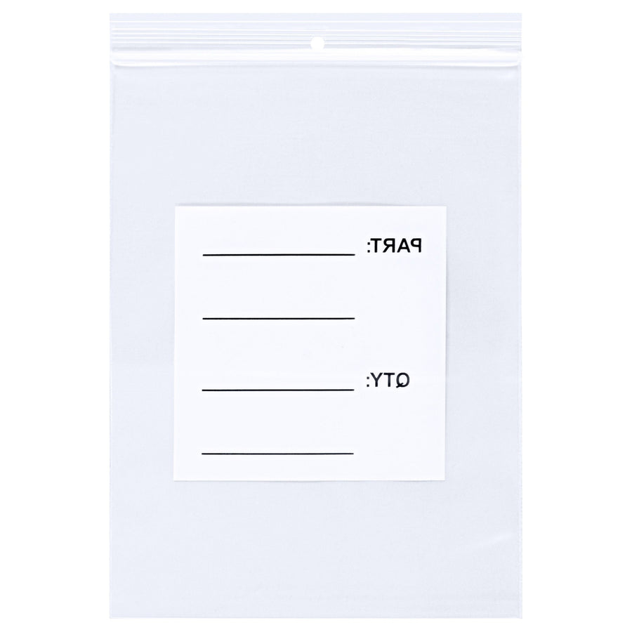 6x9 4 Mil Clear Reclosable Parts Bags with Hang Holes 1000/Case PB12007 - alias listing