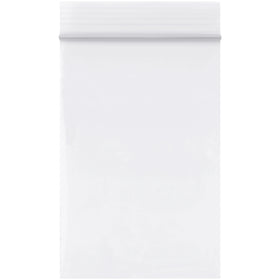 2x3" 2 Mil White Reclosable Poly Bags - 1000/Case