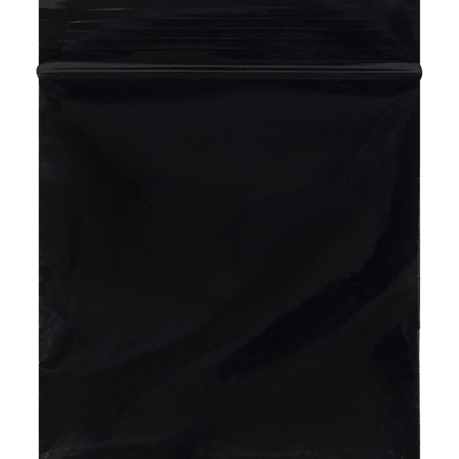 3x3 2 Mil Black Reclosable Poly Bags 1000/Case PB3540BK - alias listing