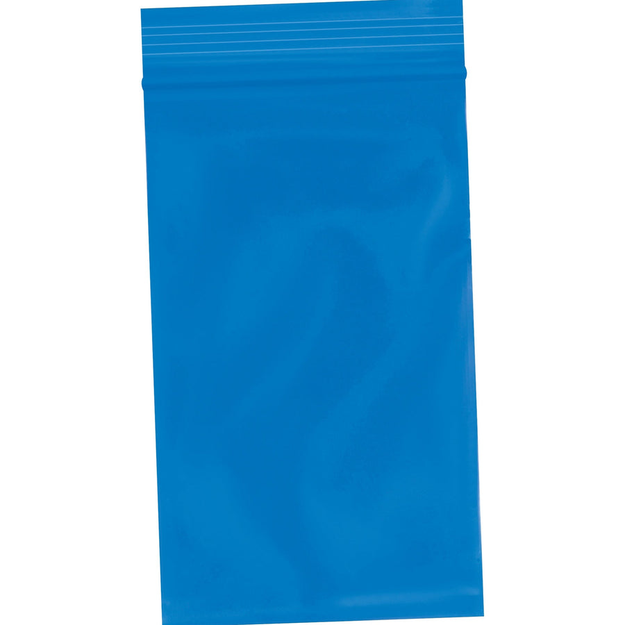 3x5 2 Mil Blue Reclosable Poly Bags 1000/Case PB3550BL - alias listing