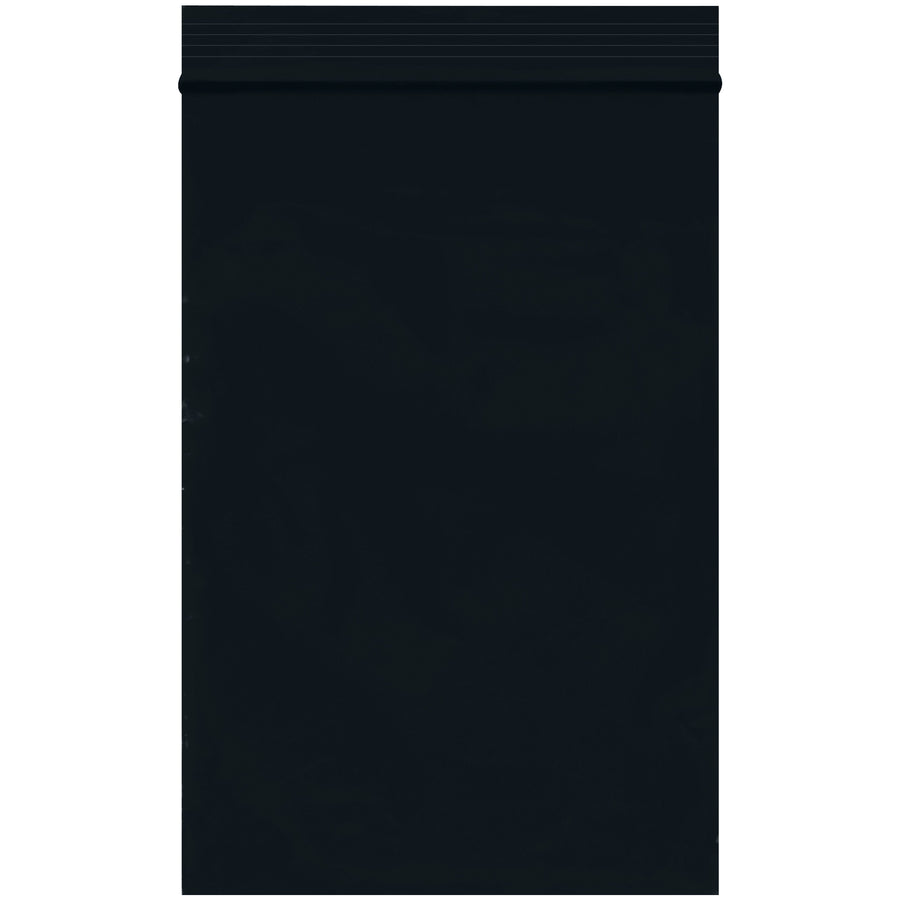 Heavy-duty black reclosable poly bags sized 4"x6" with durable 2 mil polyethylene construction. Resealable ziplock design keeps contents protected from dirt and moisture. FDA and USDA compliant–ideal for inventory organization, product storage, and compliance-sensitive applications. Sold as a full case of 1,000 bags.