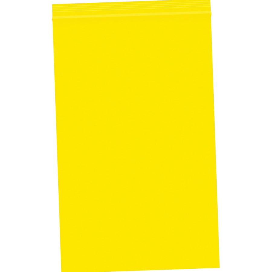 5x8 2 Mil Yellow Reclosable Poly Bags 1000/Case PB3585Y - alias listing