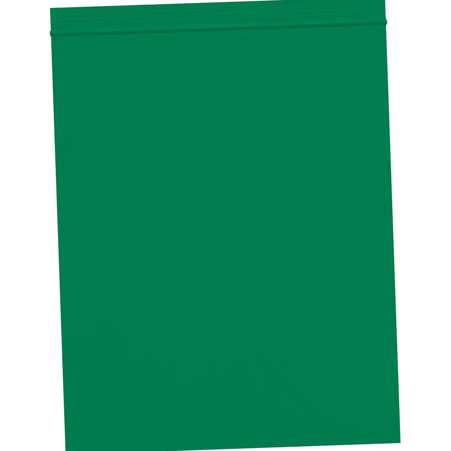 8x10 2 Mil Green Reclosable Poly Bags 1000/Case PB3635G