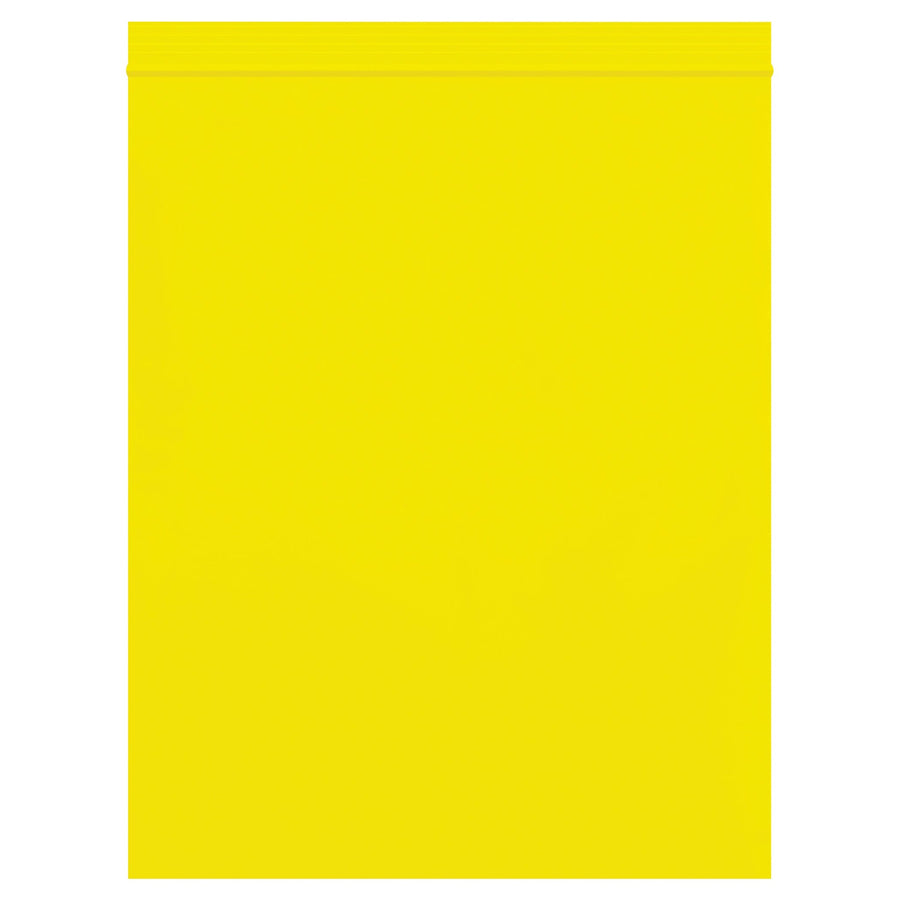 8x10 2 Mil Yellow Reclosable Poly Bags 1000/Case PB3635Y - alias listing