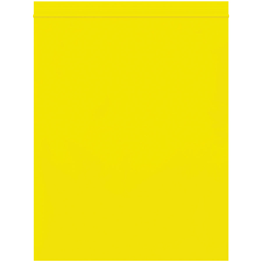 Durable 2 Mil yellow reclosable poly bags (8x10") in cases of 1,000 units–perfect for organizing parts, inventory, and products. FDA/USDA compliant with reusable ziplock closures that protect contents from dirt and moisture while keeping costs down.
