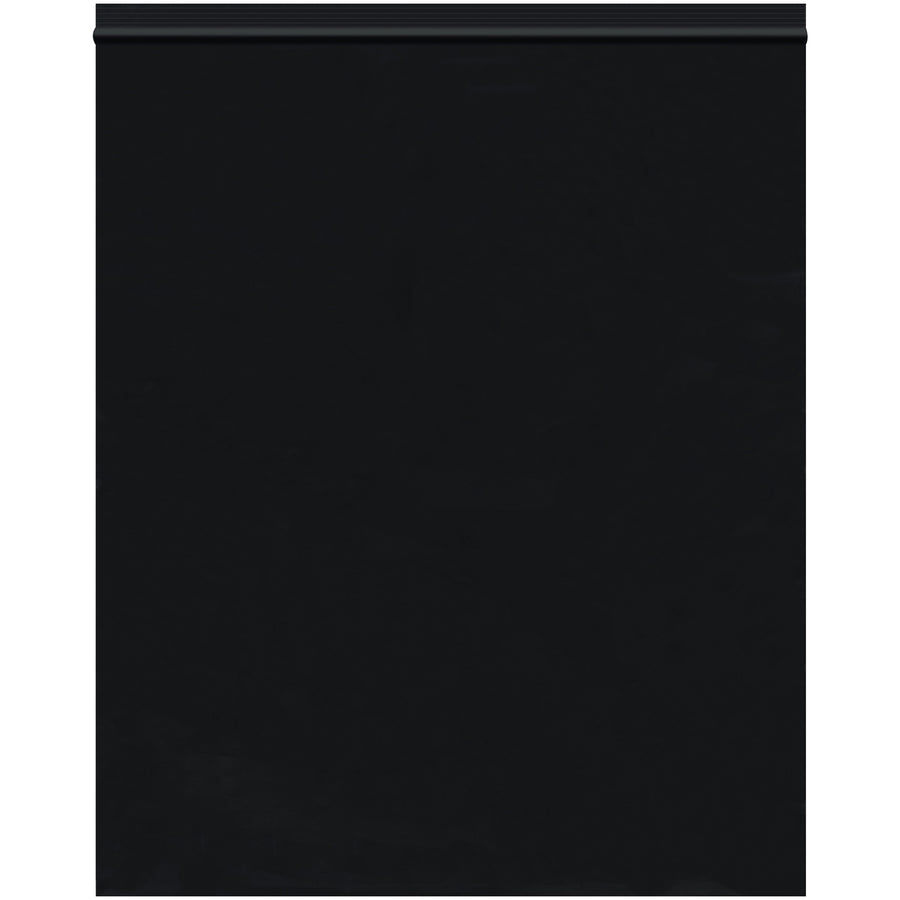 10x12" 2 Mil Black Reclosable Poly Bags - 1000/Case