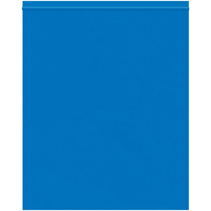 10x12" 2 Mil Blue Reclosable Poly Bags - 1000/Case
