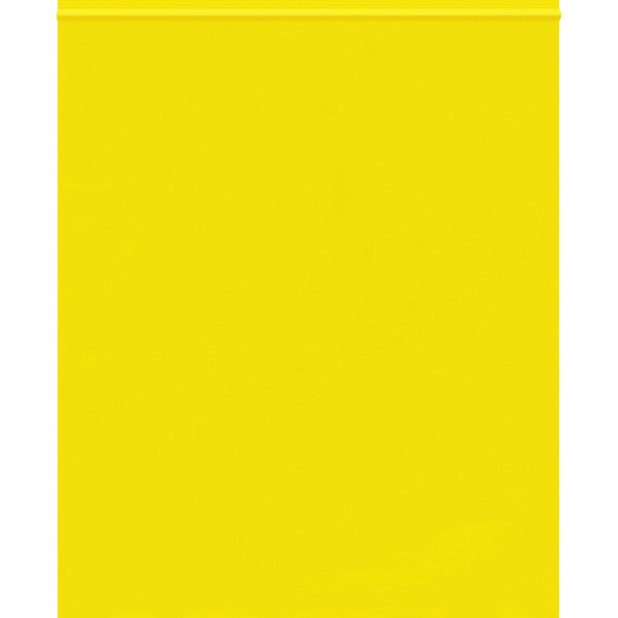 12x10 2 Mil Yellow Reclosable Poly Bags 1000/Case PB3655Y