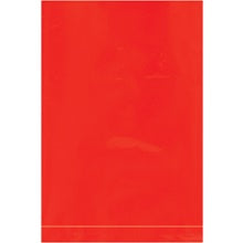 4 x 6" 2 Mil Red Flat Poly Bags - Light/Medium Duty, 100/Case