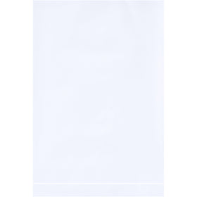 4x6" White 2 Mil Flat Poly Bags - 1000/Case Storage