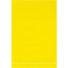 4 x 6" 2 Mil Yellow Flat Poly Bags - Light/Medium Duty, 100/Case