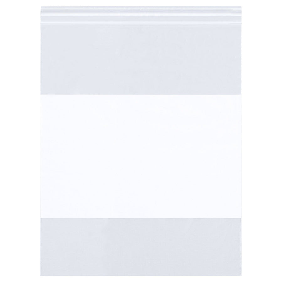 6x2 2 Mil Reclosable White Block Poly Bags 1000/Case PB3937 - alias listing