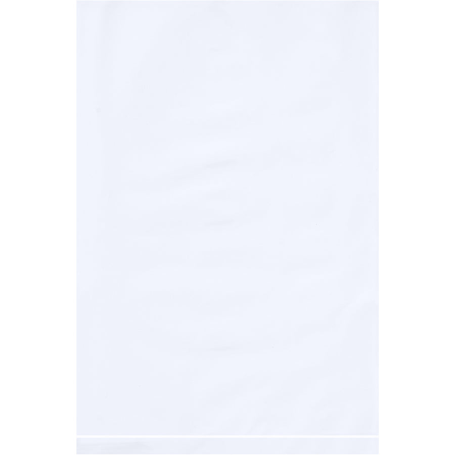 6x9" 2 Mil White Flat Poly Bags - Bulk Case of 1000