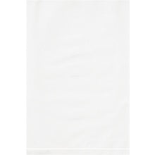 6 x 9" 2 Mil White Flat Poly Bags - Light/Medium Duty, 100/Case