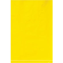 6 x 9" 2 Mil Yellow Flat Poly Bags - Light/Medium Duty, 100/Case
