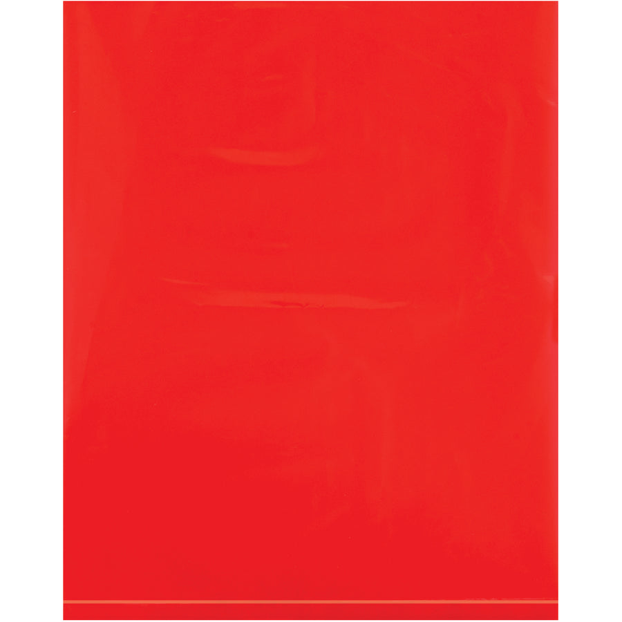 8x10" Red Poly Bags 2 Mil - 1000/Case | Storage