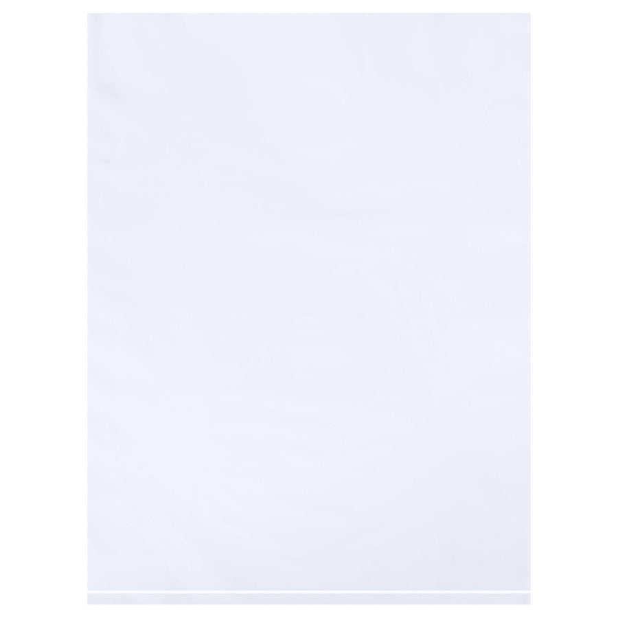 9x12 2 Mil White Flat Poly Bags 1000/Case PB480W