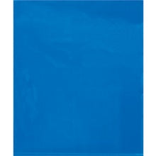 15 x 18" 2 Mil Blue Flat Poly Bags - Light/Medium Duty, 100/Case