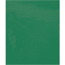 15 x 18" 2 Mil Green Flat Poly Bags - Light/Medium Duty, 100/Case