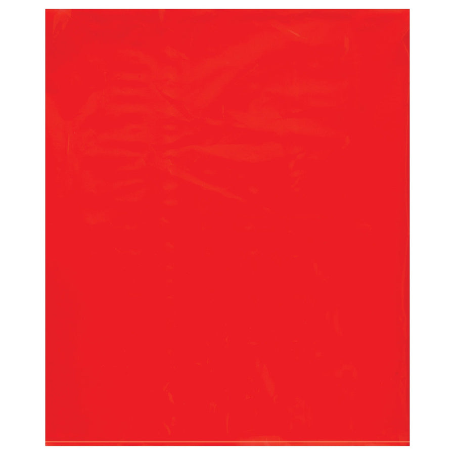 15x18 2 Mil Red Flat Poly Bags 1000/Case PB572R - alias listing