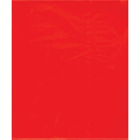 15x18" Red 2 Mil Flat Poly Bags - 1000 Count Case