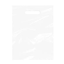 18x4x19 2.25 Mil Gusseted Patch Handle Poly Bags PB67350