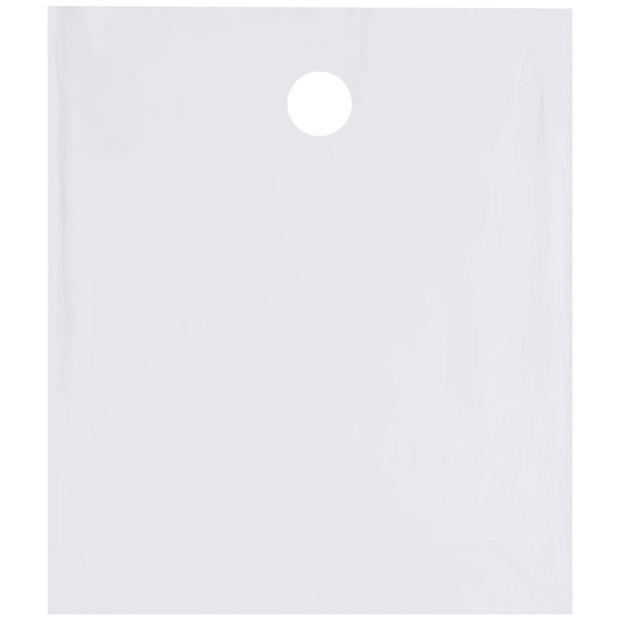 Heavy-duty 12x14" doorknob bags in clear 1.5 mil polyethylene keep promotional materials visible while protecting contents during door-to-door delivery. Each case contains 1,000 bags‚the cost-effective choice for bulk distribution campaigns. Open-top design hangs securely on any doorknob without tape or adhesive.