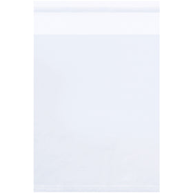 Durable 18x24" clear polypropylene bags with peel-and-fold resealable strip–no heat sealing equipment needed. FDA/USDA compliant for food contact. 1,000 bags per case deliver cost-effective, moisture-resistant storage and shipping in one bulk solution.
