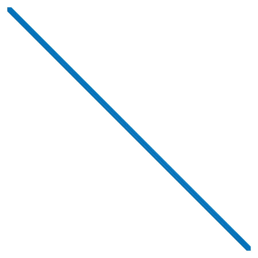 4 x 5/32 in Blue Paper Twist Ties Pre-Cut 2000/Case PBT4B