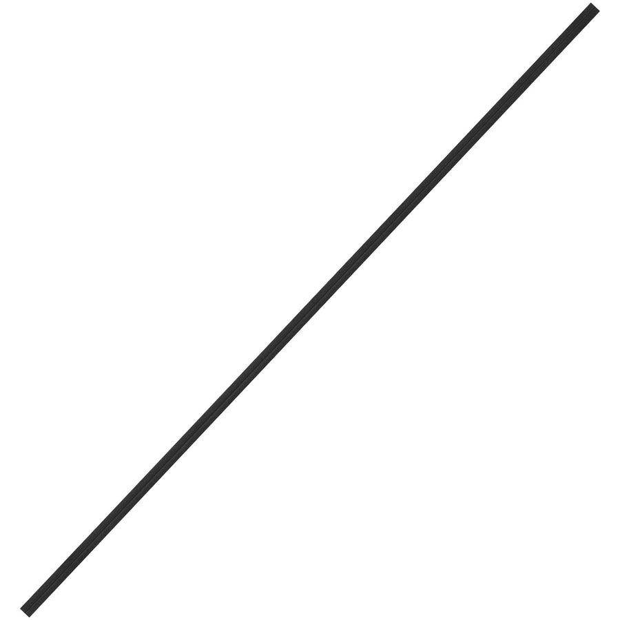 4 in Black Paper Twist Ties 2000/Case PBT4K