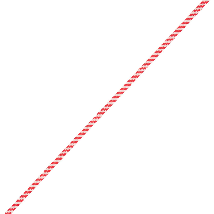 5 in Red Candy Stripe Paper Twist Ties Pre-Cut 2000/Case PBT5CS