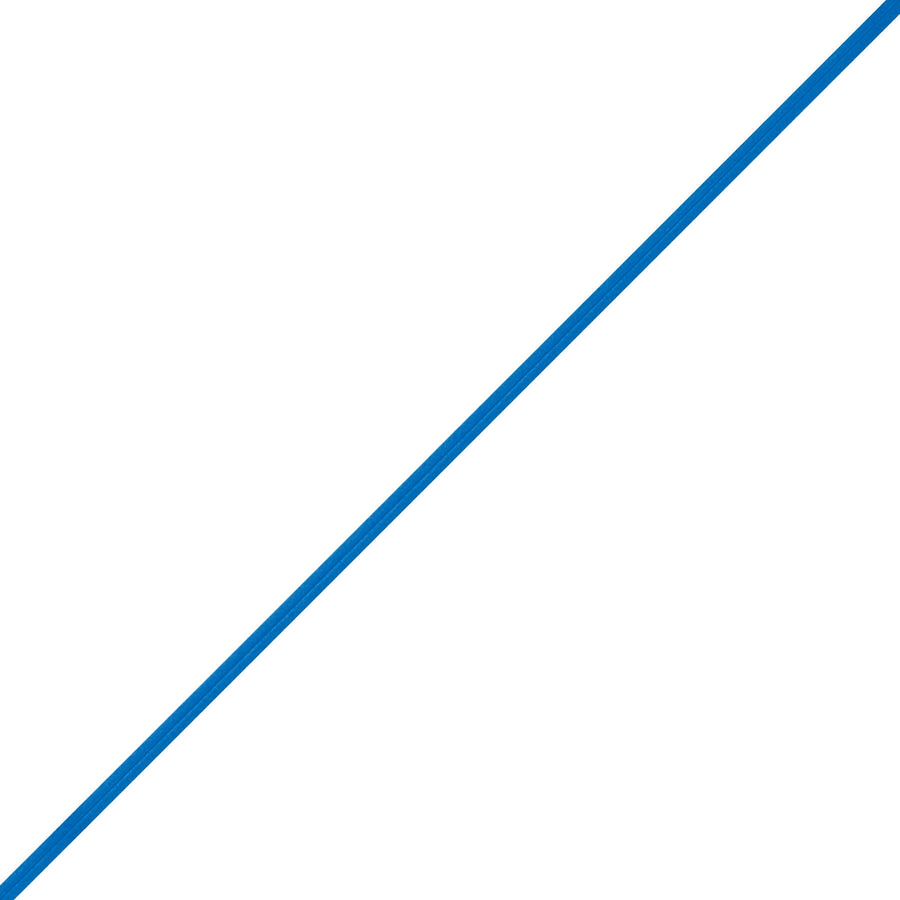6 in Blue Paper Twist Ties 2000/Case PBT6B