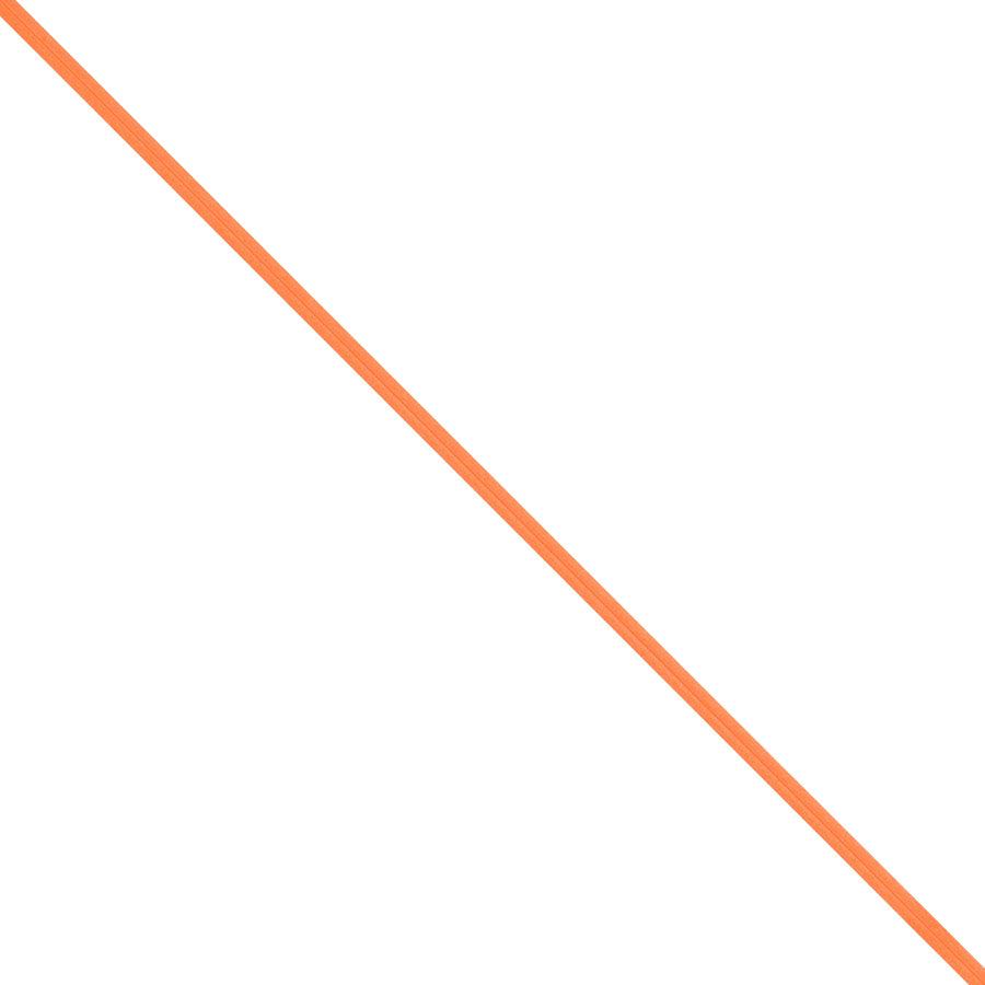 6 in Orange Paper Twist Ties Pre-Cut 2000/Case PBT6O