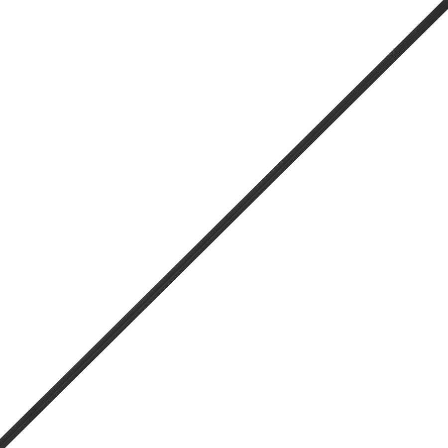 8 x 5/32 in Black Paper Twist Ties 2000/Case PBT8K