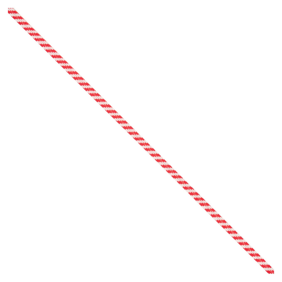 9 in Red Candy Stripe Paper Twist Ties Pre-Cut 2000/Case PBT9CS