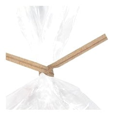 9 in Recycled Paper Twist Ties 2000/Case PBTW9