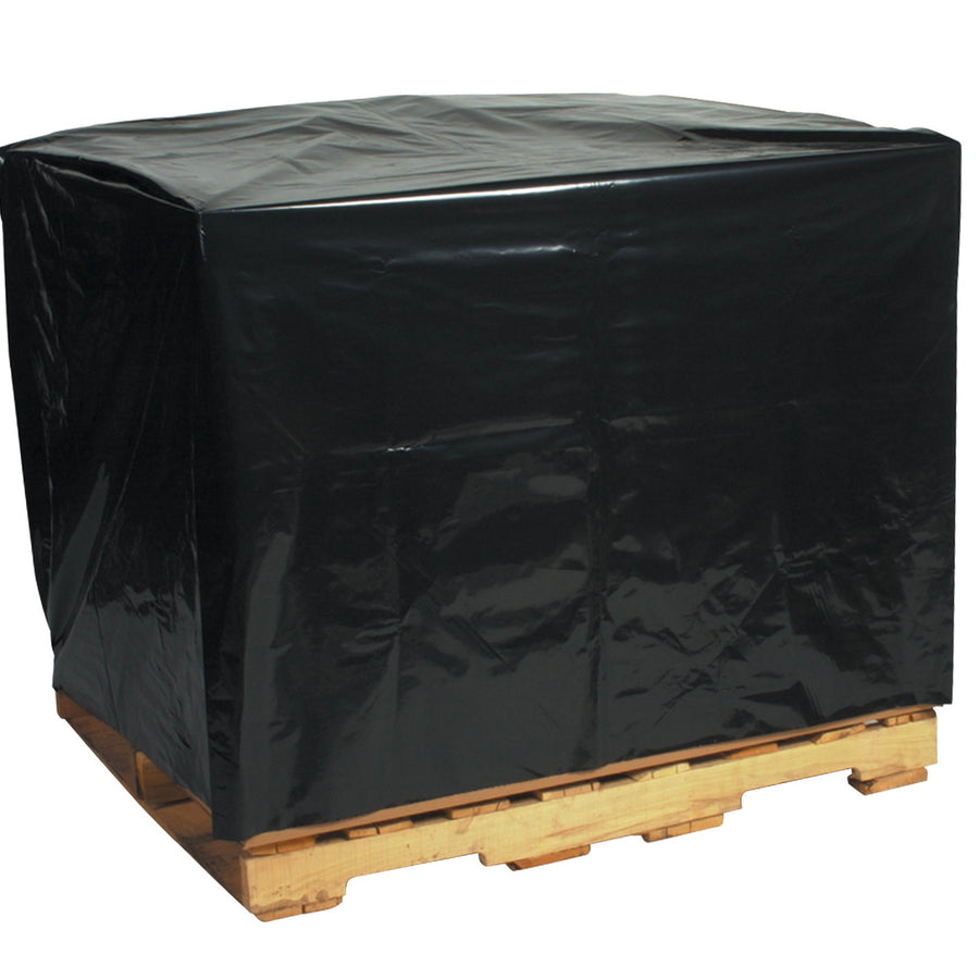 48x46x72 3 Mil Black Pallet Covers 50-Pack PC550