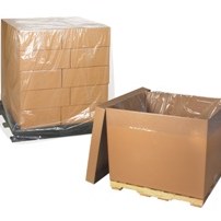 48x36x72 1.5 Mil Clear Pallet Covers