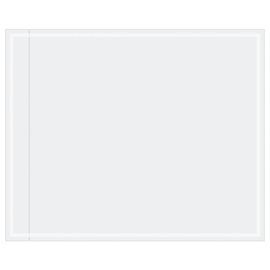 4.5x5.5 2 Mil Clear Packing List Envelopes 1000/Case PL11