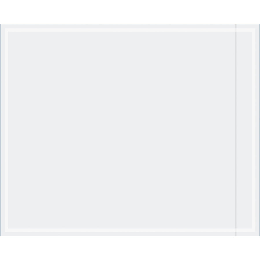 These 4.5x5.5" clear face document envelopes feature 2 mil tamper-proof polyethylene construction for maximum document visibility and security. Sold as a case of 1,000 units, they're ideal for e-commerce operations, 3PL facilities, and fulfillment centers that need reliable packing list and invoice holders with proven adhesion strength.